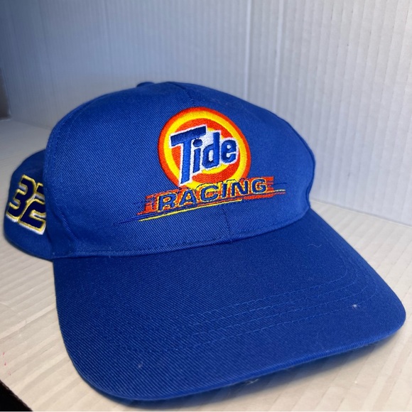 Nascar Tide Racing Ricky Craven #32 Blue SnapBack Cap - Picture 1 of 7
